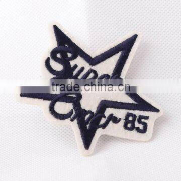 Low price wholesale and customize star embroidered Badge patch                        
                                                Quality Choice