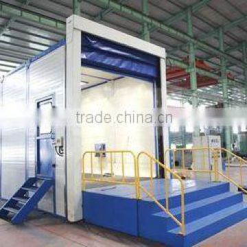 Sand peening room for large Metal Blasting