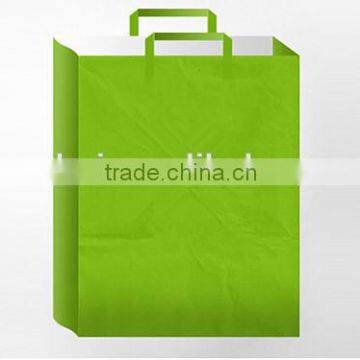 Custom brand name printed different color paper shopping bags