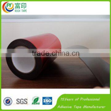 High Quality Dark Red Round PE Foam Tape for Stainless Steel photo-2