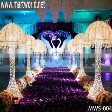 LED column wedding centerpiece pillars walkway stand wedding decoration(MWS-004)