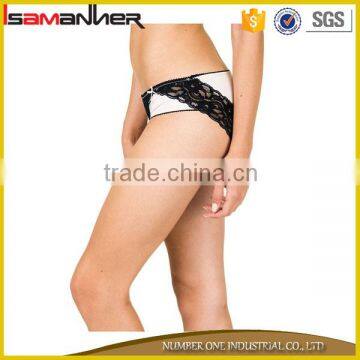 Women Sexy Models Pink and Leopard Lady Lace Low Waist Panties Sexy photo-3