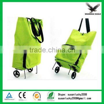 Folding Wheeled Shopping Luggage Trolley Bag