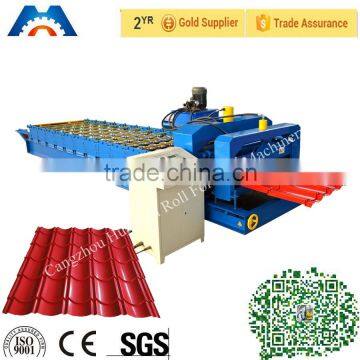 Full Automatic Zinc Roof Sheet Glazed Tile Making Machine