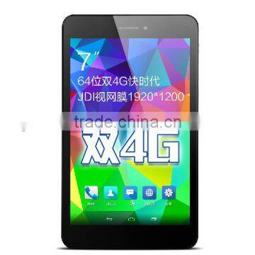 cube T7 2gb ram +16gb rom 1920*1200pixels android4.4 MT8752 octa core support phone call tablet pc