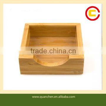 Artistic Small Bamboo Note Box Memo Box