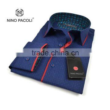 Stylish Men's Shirt - Navy Blue Color - Made in Turkey Men's Shirts