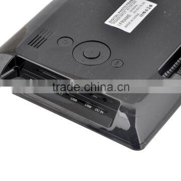 Shenzhen Cheap 8 Inch Digital Picture Frames With Clock, USB Port and SD Card Slot photo-3