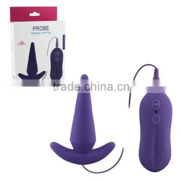 Adult Sex Toys With Probe Vibrating Anal Plug with Strong Vibrations Stimunation