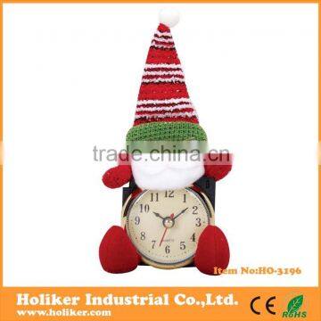 Fashion christmas wall clocks with quartz clock movement