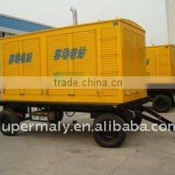 best quality Low noise diesel trailer generator set