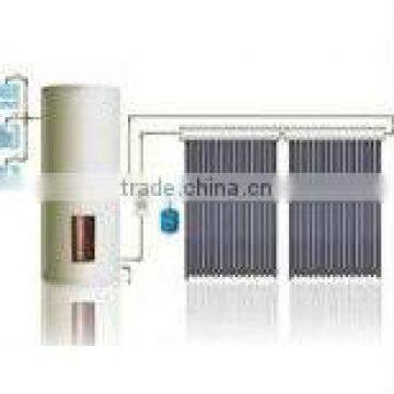 balcony hanging vertical heat pipe solar thermal collector system