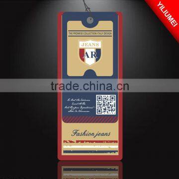 customized clothing swing tags for jeans