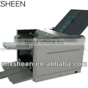 XH-ZY297 two plates paper folding machine with crisscross functions, paper folder machine