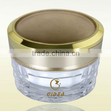 15ml 30ml 50ml V Shape Silver Custom Acrylic Cosmetic Jar