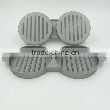 EU FDA Food Grade Manual Non Stick Layer Metal Aluminium Alloy Hamburger Press photo-2