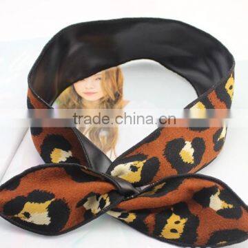 new arrival high quality printed animal rabbit ear hair band headband