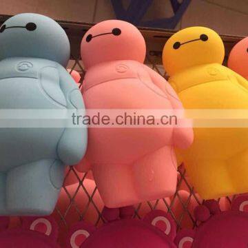 newest cute big Baymax Silicone mobile phone bags multi colors 2015