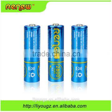 New Brand !!!RENEW AA 1200 Cycle 2800mAh NI-MH Rechargeable Battery photo-3