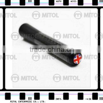 Car Antenna For Mini Cooper 76mm UNION JACK with Carbon, Auto Antenna