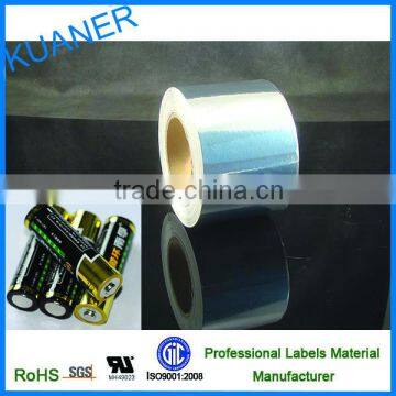 battery label PET shrink labels material