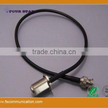 RG58 Cable Assembly BNC Male to N Female Bulkhead Connector