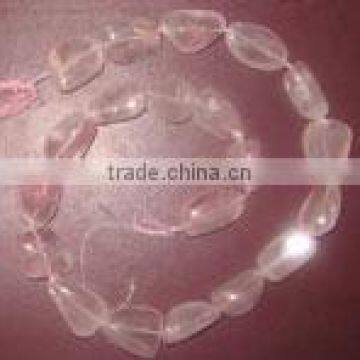 Rose quartz beads