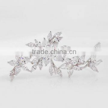 Platinum Plated Designer Brooch With AAA+ Cz Micro Pave Setting for Women and Men photo-2