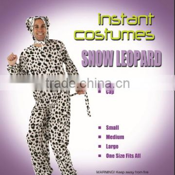 New spots men leopard cosplay fancy dress clothes instant mascot costume