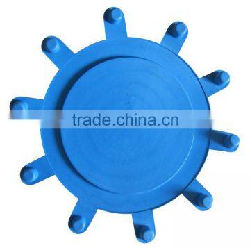 Long service life plastic flange end cap Safety