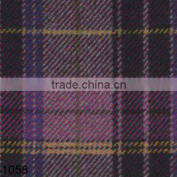 Yarn Dyed Wool Viscose Spandex Woven Fabric