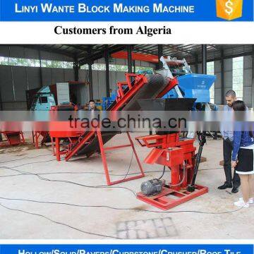 WT1-25 eco brava interlocking brick machine price