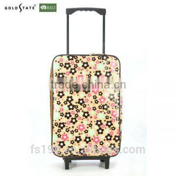 Good quality eminent waterproof foldable luggage trolley bag