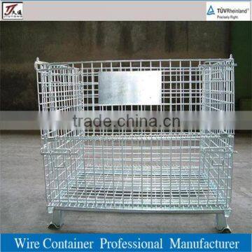 JT mesh box wire cage metal storage container