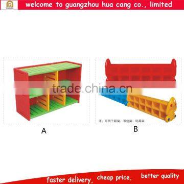 Separable plastic colorful kids cabinet stove shelf