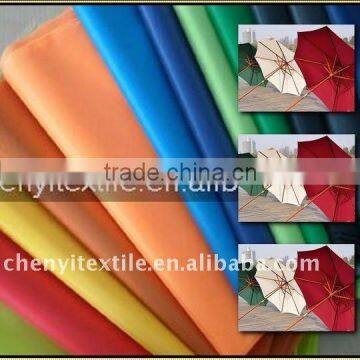 Hot selling 190T 210T PA PU coated sun umbrella fabric