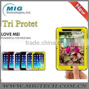 LOVE MEI Powerful AL Metal Phone Cases for Ipad Mini Case, Shockproof Waterproof Rugged Gorilla 6 Colors Optional photo-2