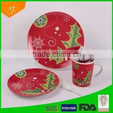 Christmas tree dinner set porcelain