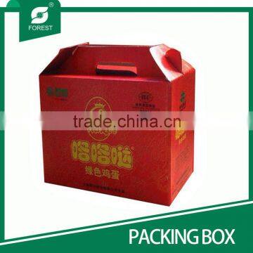 RECYCABLE PAPER BOX WITH HANDLE CUSTOM MADE photo-3