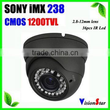 High Performance 1200TVL Sony IMX238 Color Video Camera CCD OSD Menu 2.8-12mm Zoom Lens Security Dome CCTV Camera photo-2