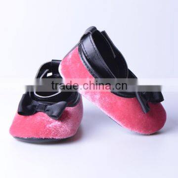 Hot sell fabric crawing stage nurgery baby shoe