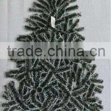 Dark Green Christmas Tree With White Edge