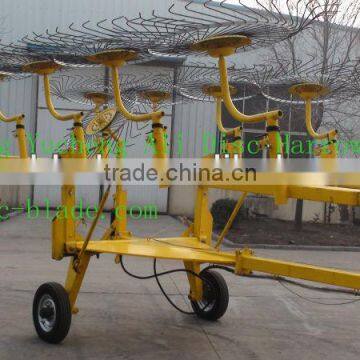 New Trailling hydraulic lift raking machine