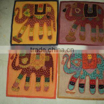 cutwork elephant ethnic indian cushion covers wholesale