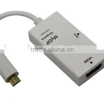 Hot sell Mydp Micro USB to HDMI cable adapter converter Slimport to HDMI Adapter Converter