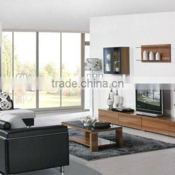 2012 hot modern wooden TV cabinet set