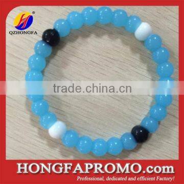 Personalized cheapest silicone bead bracelet