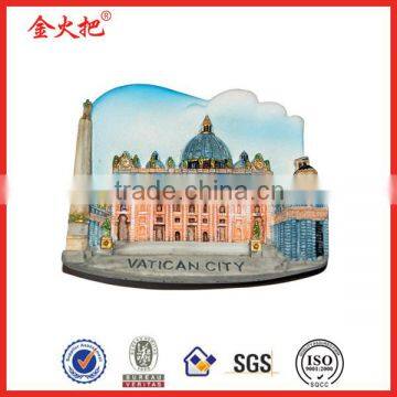 Hot Promotional tourist Peter's basilica fridge magnet