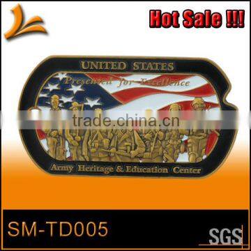 SM-LT005 soft enamel military army dog tag