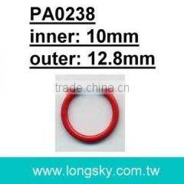 Round metal slider for women's bra strap (PA0238/10mm inner)